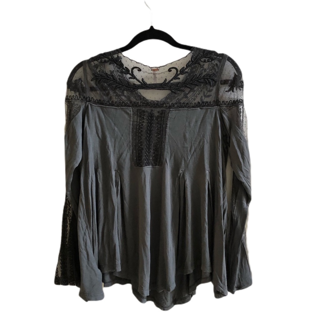 Free People Top Lace Detailing XS